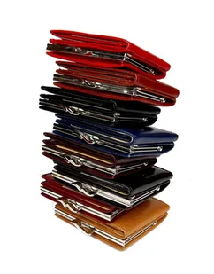 Wilmar (PL) Portfel Damski (PL) 10 cm Klamra Skóra Włoska WIL_P10 10 x 9 x 2 [cm] - Portfele - miniaturka - grafika 9