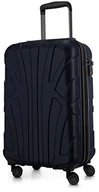 Walizki - SUITLINE - Bagaż podręczny Walizka twarda Walizka Walizka Walizka Walizka Zestaw walizki, 4 rolki, TSA (S, M & L), kolor: granatowy S20-8801M-DB-88011037 - miniaturka - grafika 1