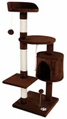 Drapaki dla kotów - dibea Kot drzewo na zadrapania, odporny na zadrapania drzewo zapewnia koty 112 cm wysokości, 112 cm, brązowy - miniaturka - grafika 1