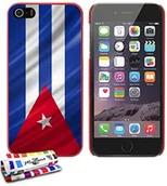 Flagi i akcesoria - MUZZANO ultracienkim miękkie na telefon Apple iPhone 5 [Kuba flaga] [czerwony] firmy muzzano + rysik i ściereczka z mikrofazy muzzano gratis  Das ultimative, eleganckie i trwałe etui ochronnego do swój telefo UP-569847-129-NNNN - miniaturka - grafika 1