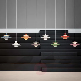 Louis Poulsen PH 5, lampa wisząca, czerwona - Lampy sufitowe - miniaturka - grafika 2