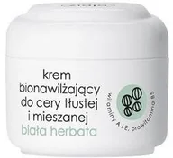 Kremy do twarzy - Ziaja Krem bionawilżający cera tłusta i mieszana Biała Herbata 50ml 54308-uniw - miniaturka - grafika 1