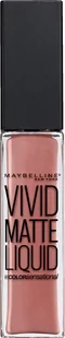 Maybelline MAYBELLINE_Vivid Matte Liquid Lip Color matowy błyszczyk do ust 05 Nude Flush 8ml - Błyszczyki do ust - miniaturka - grafika 2