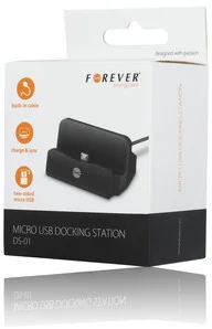 Stacja dokująca MicroUSB DS-01 czarna GSM027709 - Stacje dokujące do telefonów - miniaturka - grafika 2