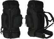 Plecaki - Wojskowy Plecak Recon 88 L ze Stelażem - Czarny - miniaturka - grafika 1