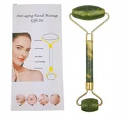 Pozostałe urządzenia kosmetyczne - Masażer Jadeitowy do twarzy z jadeitu roller - miniaturka - grafika 1