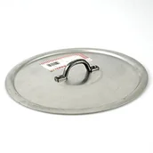 Pokrywki - Agnelli pentole agnelli płaska pokrywa, błyszczący, z uchwytem,   mereżką i, typ Ciężka, bltf mostka-aluminium, srebrny, szary, 16 cm FAMA2916 - miniaturka - grafika 1