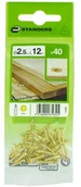 Wkręty - STANDERS Wkręt 2.5 x 12 mm 40 szt. - miniaturka - grafika 1