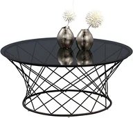 Ławy i stoliki kawowe - HomeTrends4You Noa stolik kawowy, metal, czarna, 80 x 80 x 35 cm 195577 - miniaturka - grafika 1