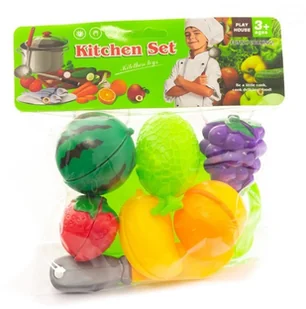 Euro Baby Zabawka koszyk owoców 0926706 EBZ604EB - Zabawki AGD - miniaturka - grafika 2