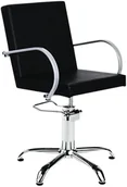 Meble fryzjerskie - Ayala Fotel fryzjerski Pik czarny baza pająk - miniaturka - grafika 1