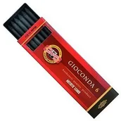 Ołówki - Koh-i-noor Wkład 8673 3 węgiel prasowany 5,6 mm 6 sztuk - miniaturka - grafika 1