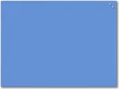 Tablice i flipcharty - NAGA Szklana tablica magnetyczna niebieska 60x80 cm 10360 10360 - miniaturka - grafika 1