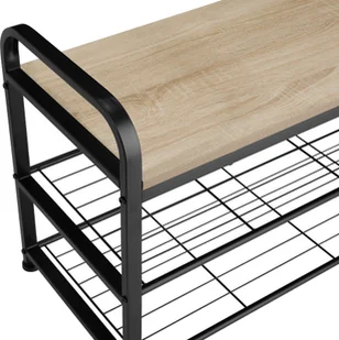 tectake Regał na buty Southampton - industrialny jasny 404286 - Szafki na buty - miniaturka - grafika 4