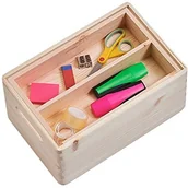 Pudła i pojemniki do przechowywania - Zeller 13320 pudełko, drewno, naturalny, 30 x 20 cm, naturalny, 30 x 20 x 15 cm 13320 - miniaturka - grafika 1