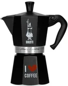 Zaparzacze i kawiarki - Bialetti Moka Express Love 6tz Czarna 0004987 - miniaturka - grafika 1
