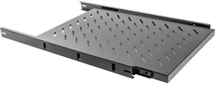 LANBERG Półka do szaf 19 wysuwana 1000mm 1U 465x750mm czarna AK-1011-B - Pozostałe akcesoria sieciowe - miniaturka - grafika 2