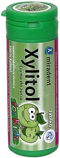 Miradent Xylitol Chewing Gum for Kids Apple 55 - Płyny do płukania jamy ustnej - miniaturka - grafika 2