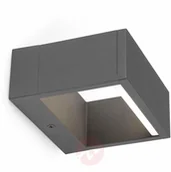 Lampy ogrodowe - Faro Barcelona Faro Alp Zewnętrzny kinkiet LED Antracytowy, 1-punktowy 74450 - miniaturka - grafika 1