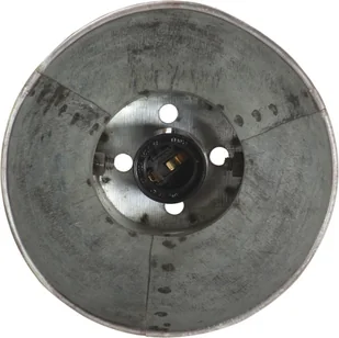 VidaXL Lampa ścienna w industrialnym stylu, srebrna, okrągła, E27 320575 - Lampy sufitowe - miniaturka - grafika 8