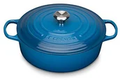 Brytfanny - Le Creuset Signature żeliwny garnek do potraw gourmet, odporny na zadrapania 21179302002430 - miniaturka - grafika 1