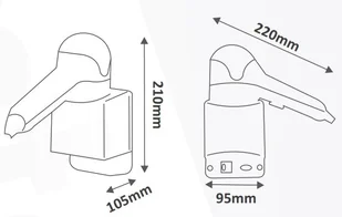 WARMTEC Suszarka do włosów Warmtec P3 1200 W Dom003673 - Suszarki do rąk i włosów - miniaturka - grafika 2