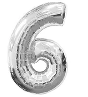 Sylwester - Amscan balony foliowe XXL w kształcie cyfr, idealne na przyjęcie urodzinowe, jubileusz lub imprezę sylwestrową, różne kolory 2798601 - miniaturka - grafika 1