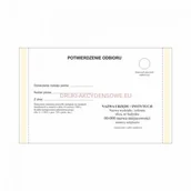 Druki akcydensowe - Firma Krajewski Zwrotne potwierdzenie odbioru / według wzoru klienta ZPO-U - miniaturka - grafika 1