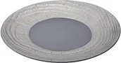 Talerze - Revol Talerz płaski zdobiony platyną Arborescence, 31 cm, szary - miniaturka - grafika 1