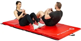 HMS Materac gimnastyczny składany 240 x 120 x 5 cm MGS01 czerwony 17-44-285 - Maty do ćwiczeń - miniaturka - grafika 18