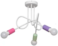 Lampy sufitowe - Helam Dziecięcy żyrandol natynkowy OXFORD 3xE27/60W/230V - miniaturka - grafika 1