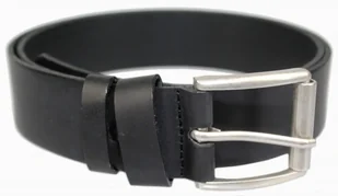 Arucce (PL) Pasek Męski Skórzany ARUCCE (PL) Skóra Licowa EXTRA 40 mm CZARNY Gładki Klamra Tradycyjna (Z ROLKĄ) - Paski - miniaturka - grafika 2