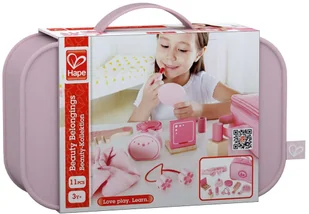 Hape Zestaw małej kosmetyczki - Zabawki interaktywne dla dzieci - miniaturka - grafika 4