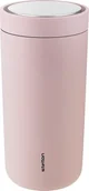 Kubki termiczne - Stelton Kubek termiczny To-Go Click 400 ml jasnoróżowy z podwójnej stali 685-36 - miniaturka - grafika 1