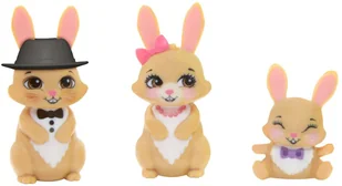 Mattel Enchantimals Rodzina wielopaki Brystal Bunny i króliki GYJ08 GYJ08 GJX43 - Lalki dla dziewczynek - miniaturka - grafika 7