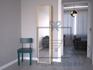 SZAFA DUO LUSTRO WIESZAK PRZEDPOKÓJ DĄB SONOMA - Meble do przedpokoju - miniaturka - grafika 2