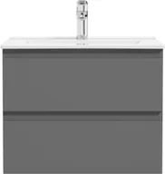 Szafki łazienkowe - Oltens Oltens VERNAL szafka 60 cm podumywalkowa wisząca grafit 60000400 - miniaturka - grafika 1