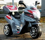 Pojazdy elektryczne dla dzieci - Super-Toys s Nowy motor,motorek B/ ST-C051 GB-C051-SREBRNY - miniaturka - grafika 1