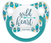 Smoczki uspokajające - Canpol babies Canpol Smoczek silikonowy symetryczny Wild Nature 0-6 m-cy : Kolor - Niebieski - miniaturka - grafika 1