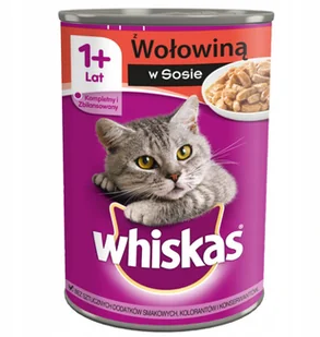 Whiskas Wołowina Puszka 400g 1835 - Mokra karma dla kotów - miniaturka - grafika 3