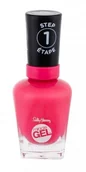 Lakiery do paznokci - Sally Hansen Miracle Gel STEP1 lakier do paznokci 14,7ml 339 Electric Pop - miniaturka - grafika 1