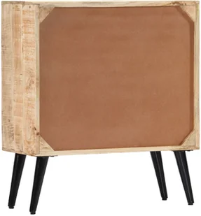 vidaXL vidaXL Szafka, 70 x 30 x 78 cm, lite drewno mango - Szafki do salonu - miniaturka - grafika 5