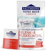 Kosmetyki do kąpieli - Salthouse Salthouse Sól do kąpieli z Morza Martwego rozgrzewająco-relaksująca stawy i mięśnie 400g+ 20ml - miniaturka - grafika 1