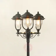 Lampy ogrodowe - Konstsmide Romantyczna latarnia 3-punktowa PARMA, zielona - miniaturka - grafika 1