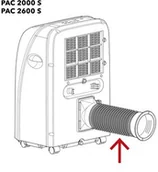 Akcesoria do wentylacji i klimatyzacji - Trotec PAC 2000 S / PAC 2600 S wąż powietrza odprowadzanego 150 mm - miniaturka - grafika 1