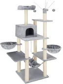 Drapaki dla kotów - TecTake Drapak dla kota Lilou szary 402931 - miniaturka - grafika 1