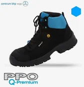 Obuwie robocze - PPO Strzelce Opolskie TRZEWIKI BEZPIECZNE Z PODNOSKIEM KOMPOZYTOWYM I NIEMETALOWĄ WKŁADKĄ ANTYPRZEBICIOWĄ, MODEL Q6LG, PN-EN ISO 20345, S3, CI, SRC, ESD - miniaturka - grafika 1