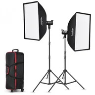 Lampy studyjne - Godox Godox SL-100Bi Zestaw 2 lamp LED z akcesoriami - miniaturka - grafika 1