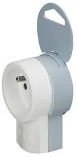 Legrand Gniazdo przenośne standard 1 x 2P+Z bez przewodu - Helium 50109 - Gniazdka elektryczne - miniaturka - grafika 3