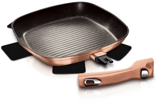 Berlinger Haus Patelnia Lumarko Patelnia grillowa 28cm rose gold bh-1950 BH-1950 Kinghoff - Patelnie - miniaturka - grafika 3